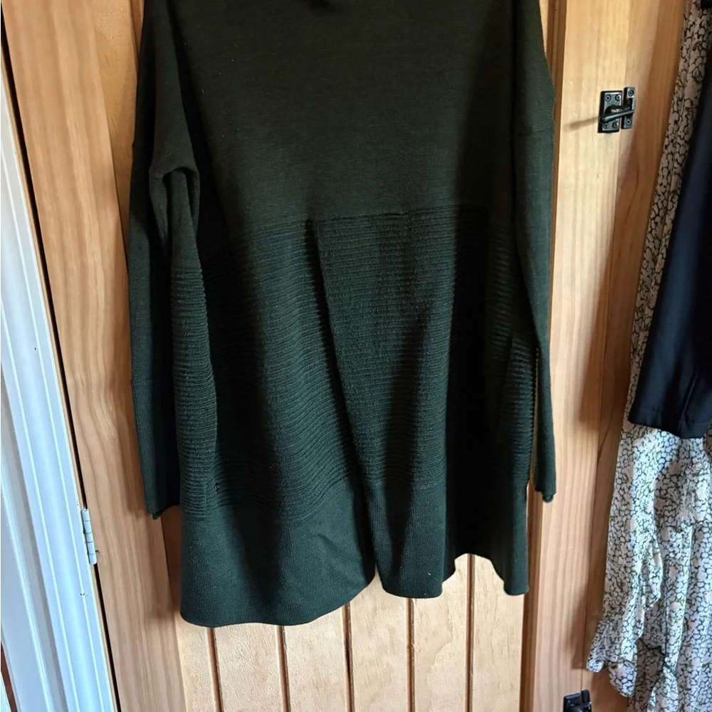 lululemon athletica Open-Front Longline Cardigan - Forest Green